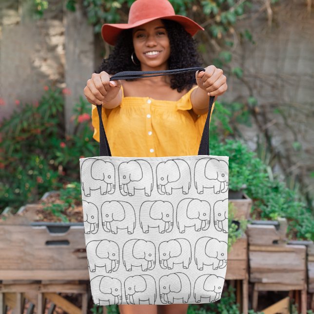 Bolsa Tote Elefantes (Criador carregado)