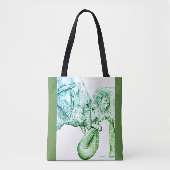 Bolsa Tote Elefantes (Frente)