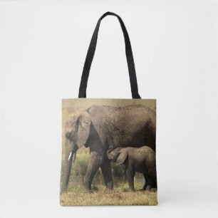 Bolsa Tote Elefantes africanos