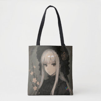 Bolsa Tote Elegance of the Midnight Blossom Maiden Standard
