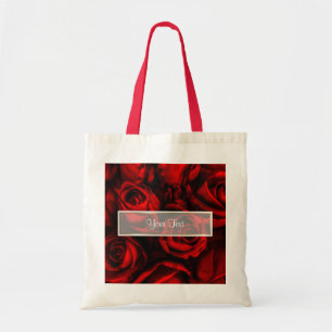 Bolsa Tote Elegância da rosa vermelha