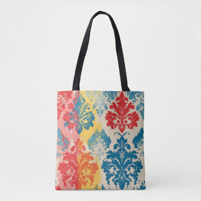 Bolsa Tote Elegância Desgastada (Frente)