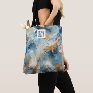 Bolsa Tote Elegância em acrílico: Monograma personalizável