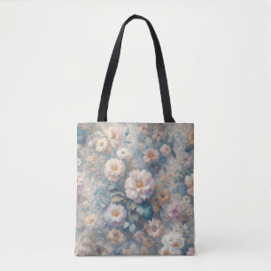 Bolsa Tote Elegância Floral do eterno: Blooms Clássicos