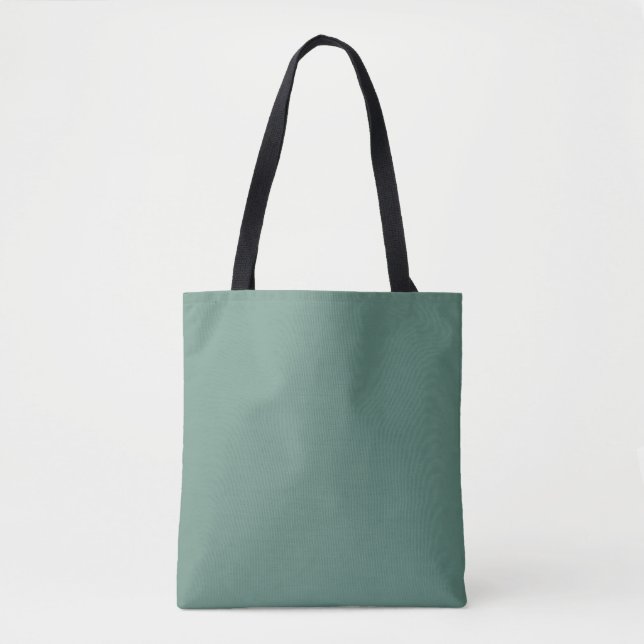 Bolsa Tote Elegância Mudada - Teal Oceânico (Frente)