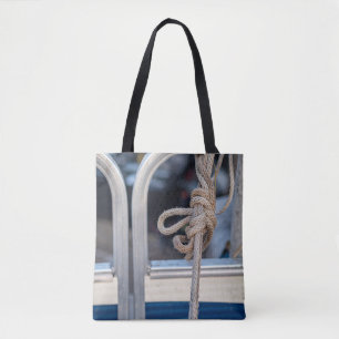 Bolsa Tote Elegância Náutica: A Arte de Números
