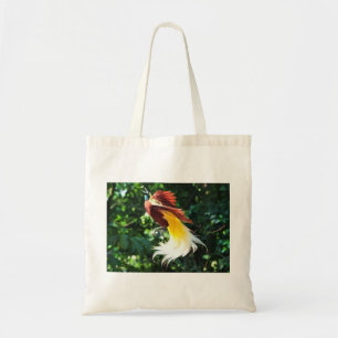 Bolsa Tote Elegância Tropical - Pássaro da Beleza do Paraíso