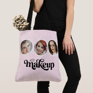 Bolsa Tote Elegant Blush Rosa 3 Foto MUA Artista de Maquiagem