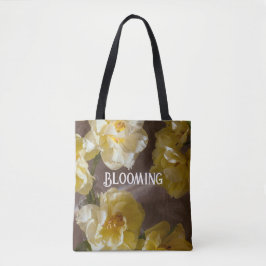 Bolsa Tote Elegant Yellow tulip Floral Art