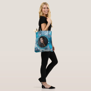 Bolsa Tote Elegante Amaryllis Quarenta Aniversário Moderno