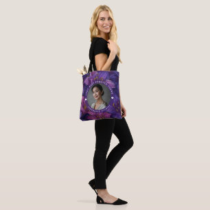 Bolsa Tote Elegante Amaryllis Quarenta Aniversário Moderno