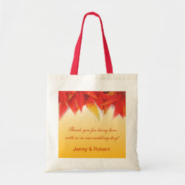 Bolsa Tote Elegante, casamento outono bonito a favor do obrig