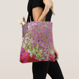 Bolsa Tote Elegante Chartreuse - Hidrópias Verde, Rosa e Azul