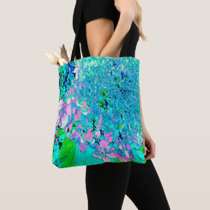 Bolsa Tote Elegante Cor-de-rosa e azul