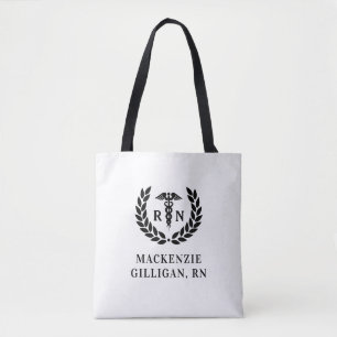 Bolsa Tote Elegante de Graduação Escolar de Enfermagem Person