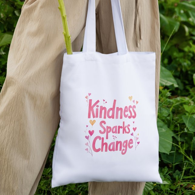 Bolsa tote elegante e sofisticada com citação em a (Criador carregado)