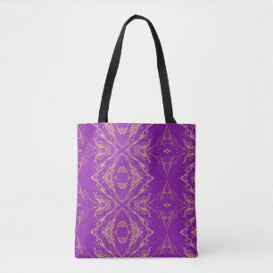 Bolsa Tote Elegante e sofisticado padrão de mármore dourado