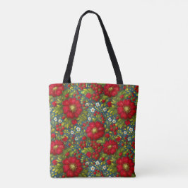Bolsa Tote Elegante Estiloso Rústico Botânico Floral