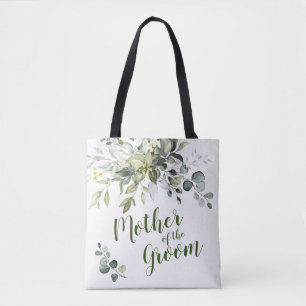 Bolsa Tote Elegante Eucalyptus Greenery Mãe do Groom