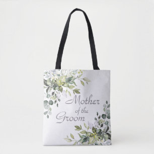 Bolsa Tote Elegante Eucalyptus Greenery Mãe do Groom