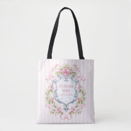 Bolsa Tote Elegante Floral Crest | Futura Sra.
