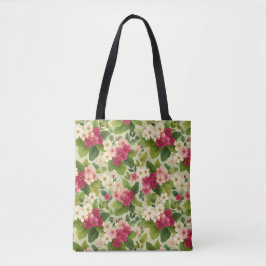 Bolsa Tote Elegante Moderno Estiloso Botânico Flor Silvestre