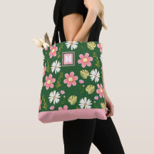 Elegante Moderno Verde Rosa Floral