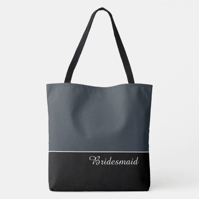 Bolsa Tote Elegante para Damas de Honra (Verso)