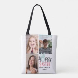 Bolsa Tote elegante Páscoa moderna, terceira colagem fotográf