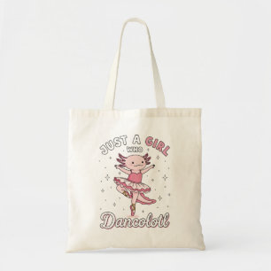 Bolsa Tote Elegante rosa Axolotl Ballerina
