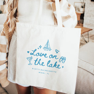 Bolsa Tote Elegante Roteiro "Amor no Lago" Despedida de Solte