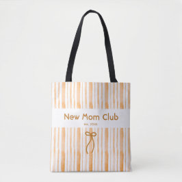 Bolsa Tote Elegante Saco de Mão com Listras de Damasco Grandm