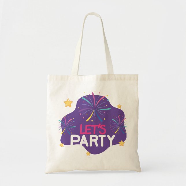 Bolsa Tote Elegante Sem Serifa Negrito | vamos fes (Frente)