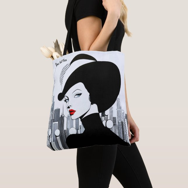 Bolsa Tote Elegante Uptown Girl New York High Society (Close Up)