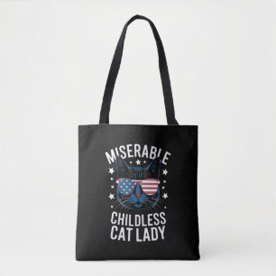 Bolsa Tote Eleição 2024 Mulher Gato Infantil Feminista