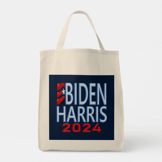 Bolsa Tote Eleição De Biden Harris 2024 (Verso)