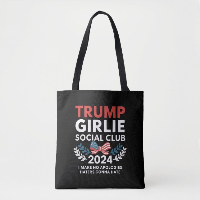Bolsa Tote Eleição do Arco Trump Girlie Coquette Social Club (Frente)