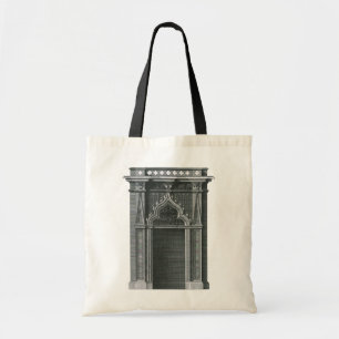 Bolsa Tote Elemento arquitectónico do vintage, entrada góti