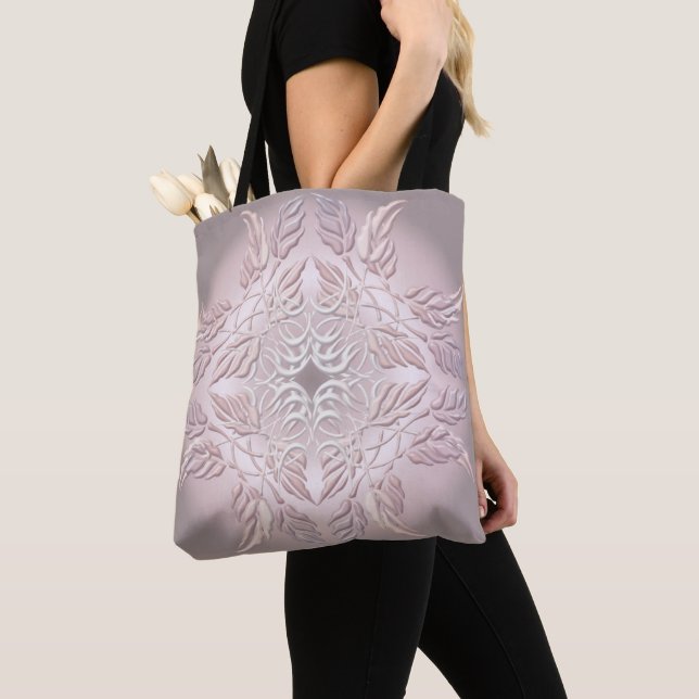 Bolsa Tote Elemento decorativo bonito das folhas (Close Up)