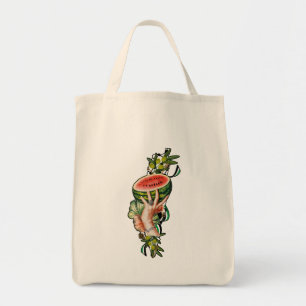 Bolsa Tote Elementos tradicionais da Palestina no mapa da Pal