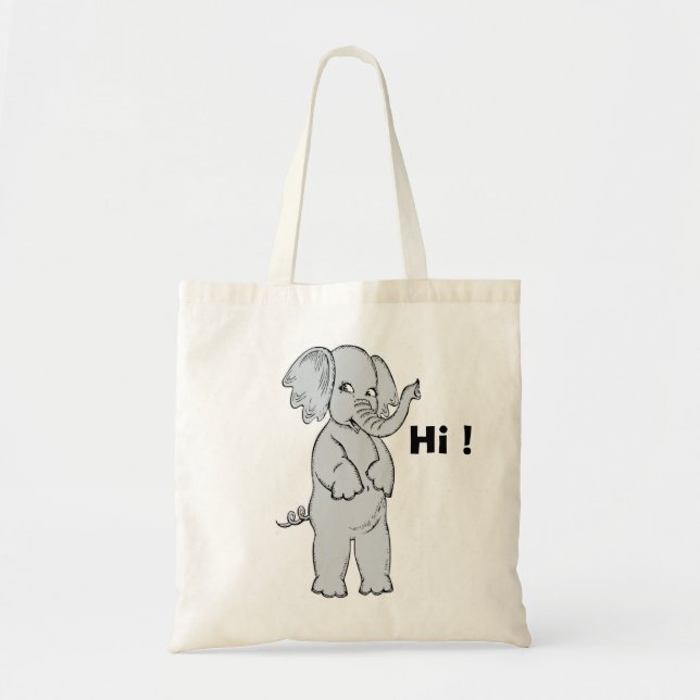 BOLSA TOTE ELEPHANT GIRL (Frente)