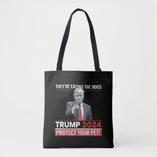 Bolsa Tote Eles Estão Comendo Os Cães Debate Trump 2024
