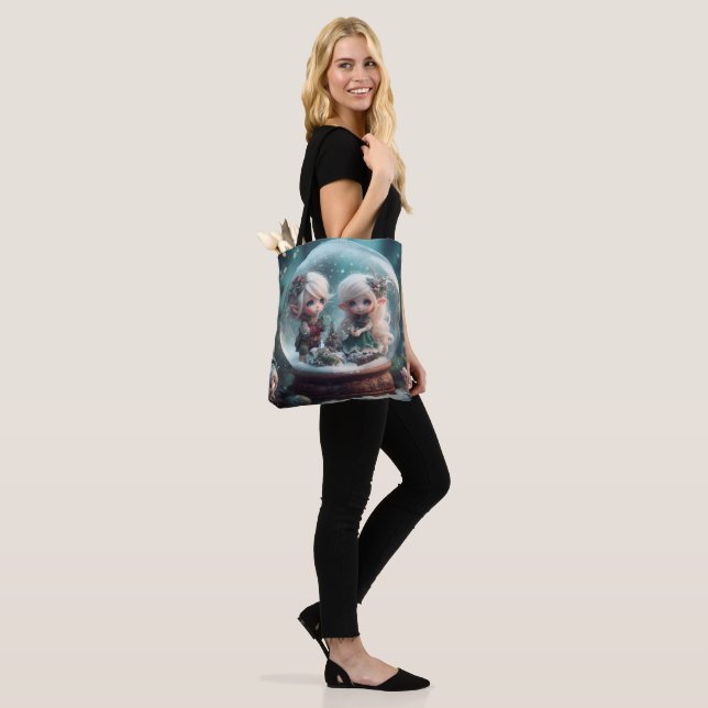 Bolsa Tote Elf Snowglobe (No(a) Modelo)
