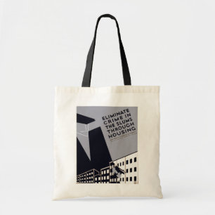 Bolsa Tote Elimine o crime nos precários