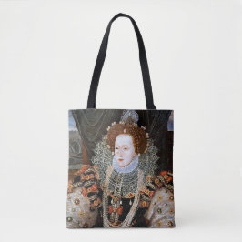 Bolsa Tote Elizabeth I e Anne Bolena Queens da Inglaterra