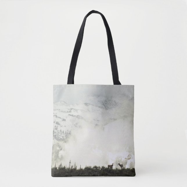 Bolsa Tote Elk no Grand Teton National Park Fotografia (Frente)