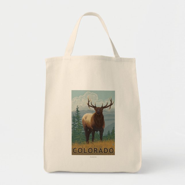 Bolsa Tote Elk SceneColorado (Frente)