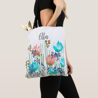 Bolsa Tote Ella Floral Monograma