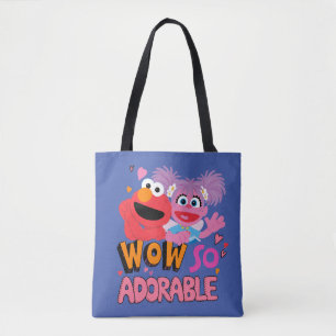 Bolsa Tote Elmo & Abby   Uau Tão Adorável