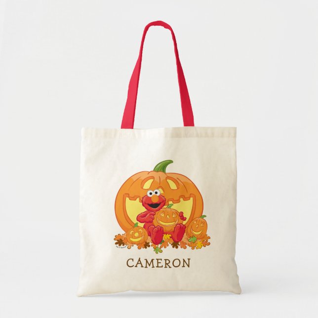 Bolsa Tote Elmo | Abóboras de Halloween (Frente)